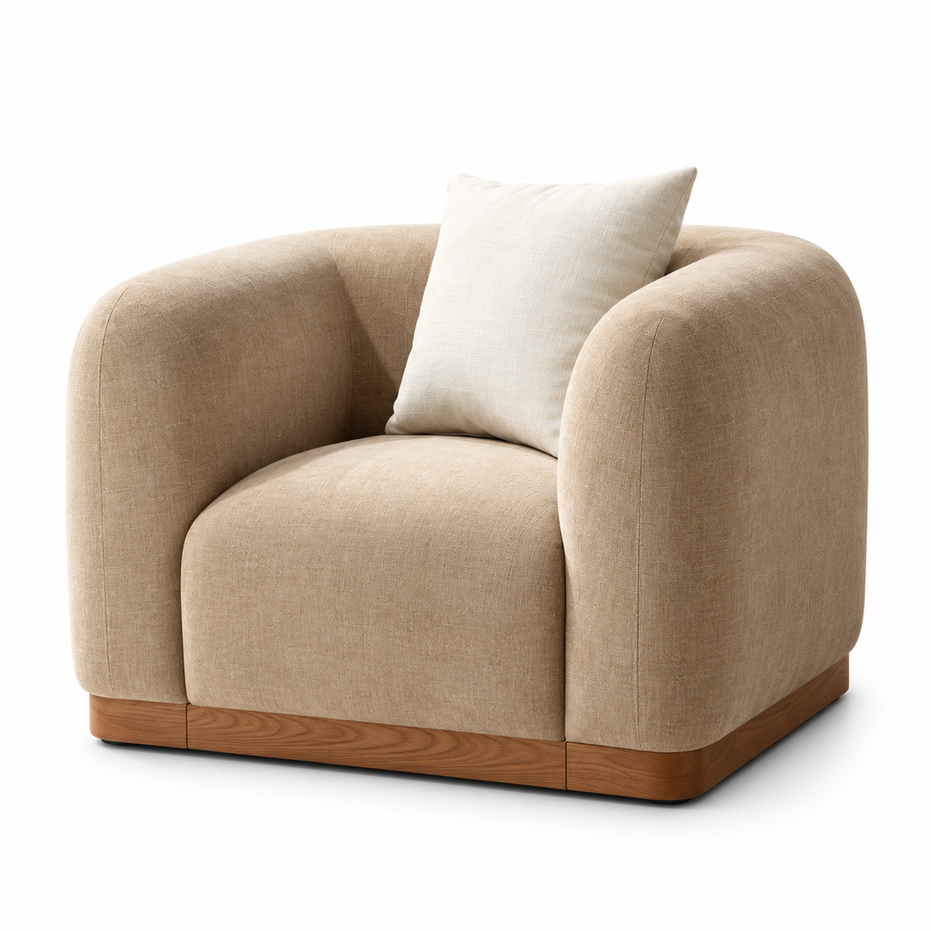 Handa chair Brown