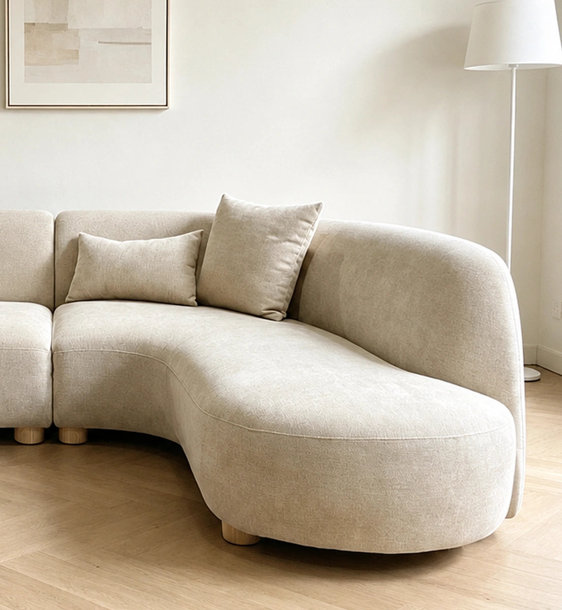Expansive Deep Lounge Chaise
