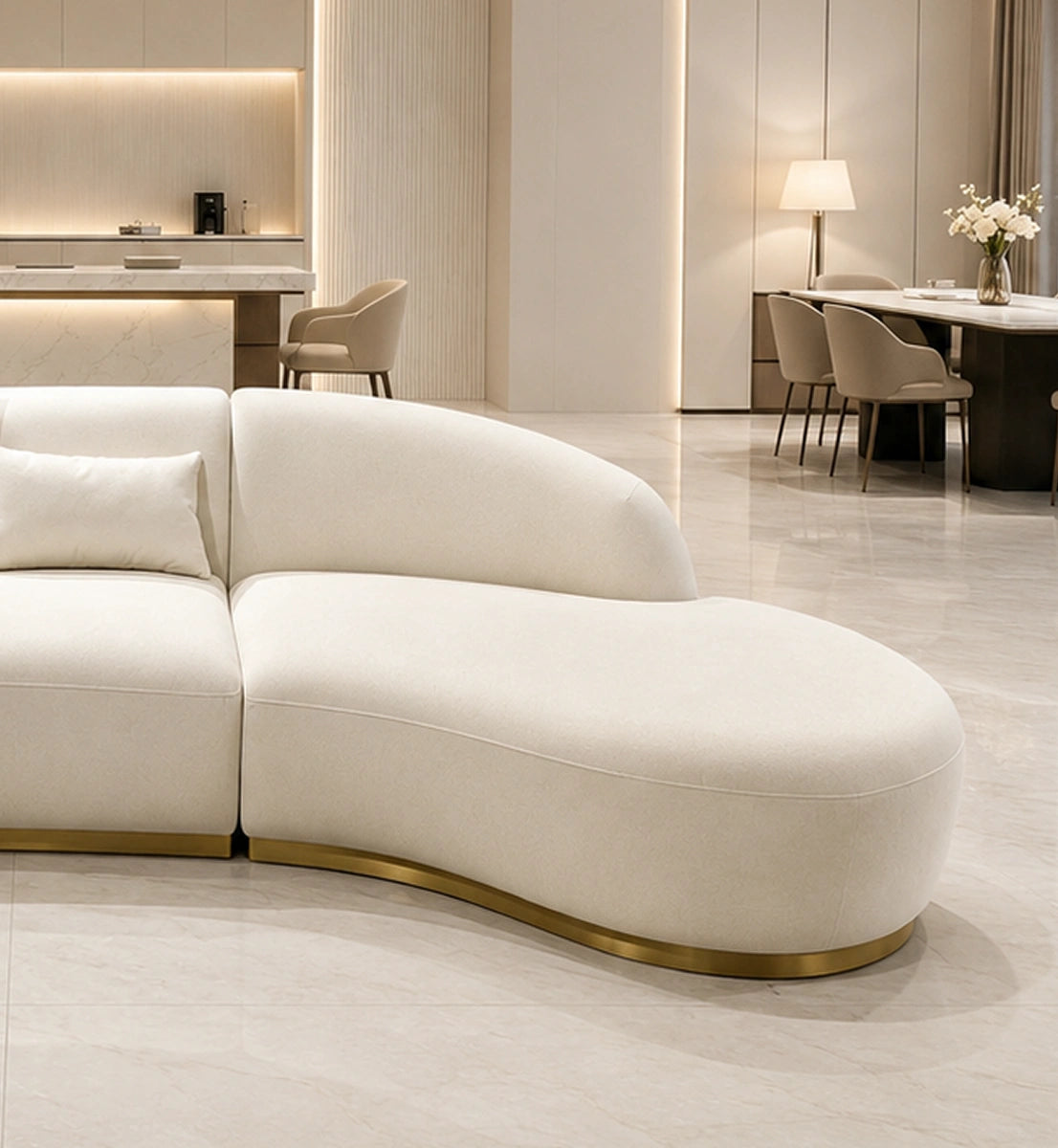 Expansive Seating Space