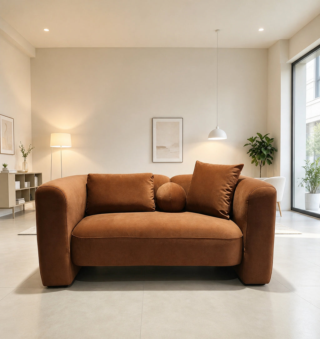 Rusty loveseat