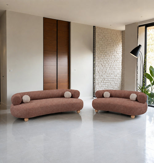 Stellan Sofa Loveseat Rust