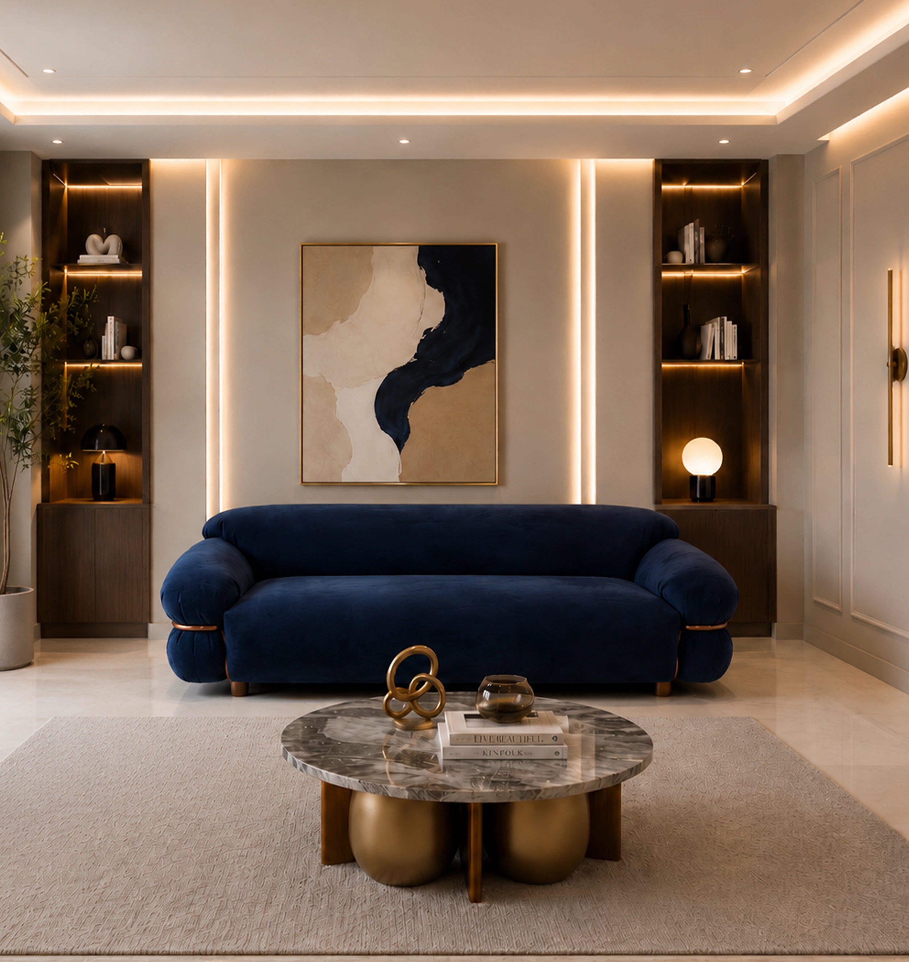 Victoria Blue sofa