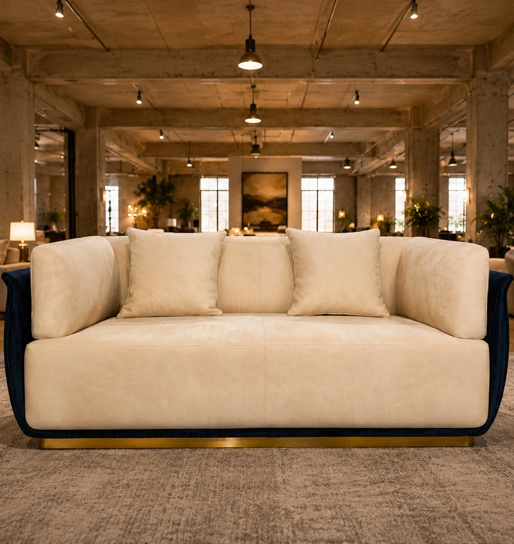 Dallas blue Loveseat