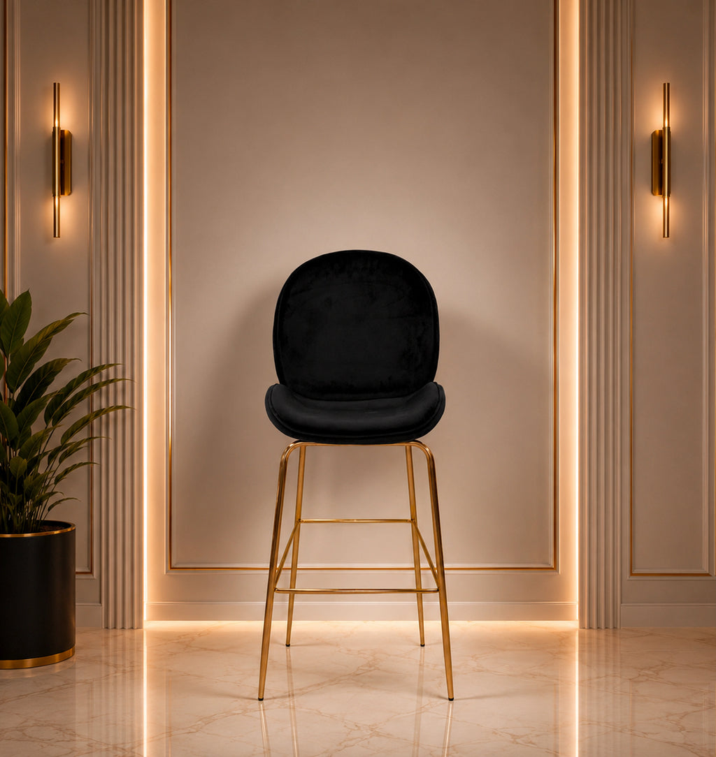 Sigma bar stools black
