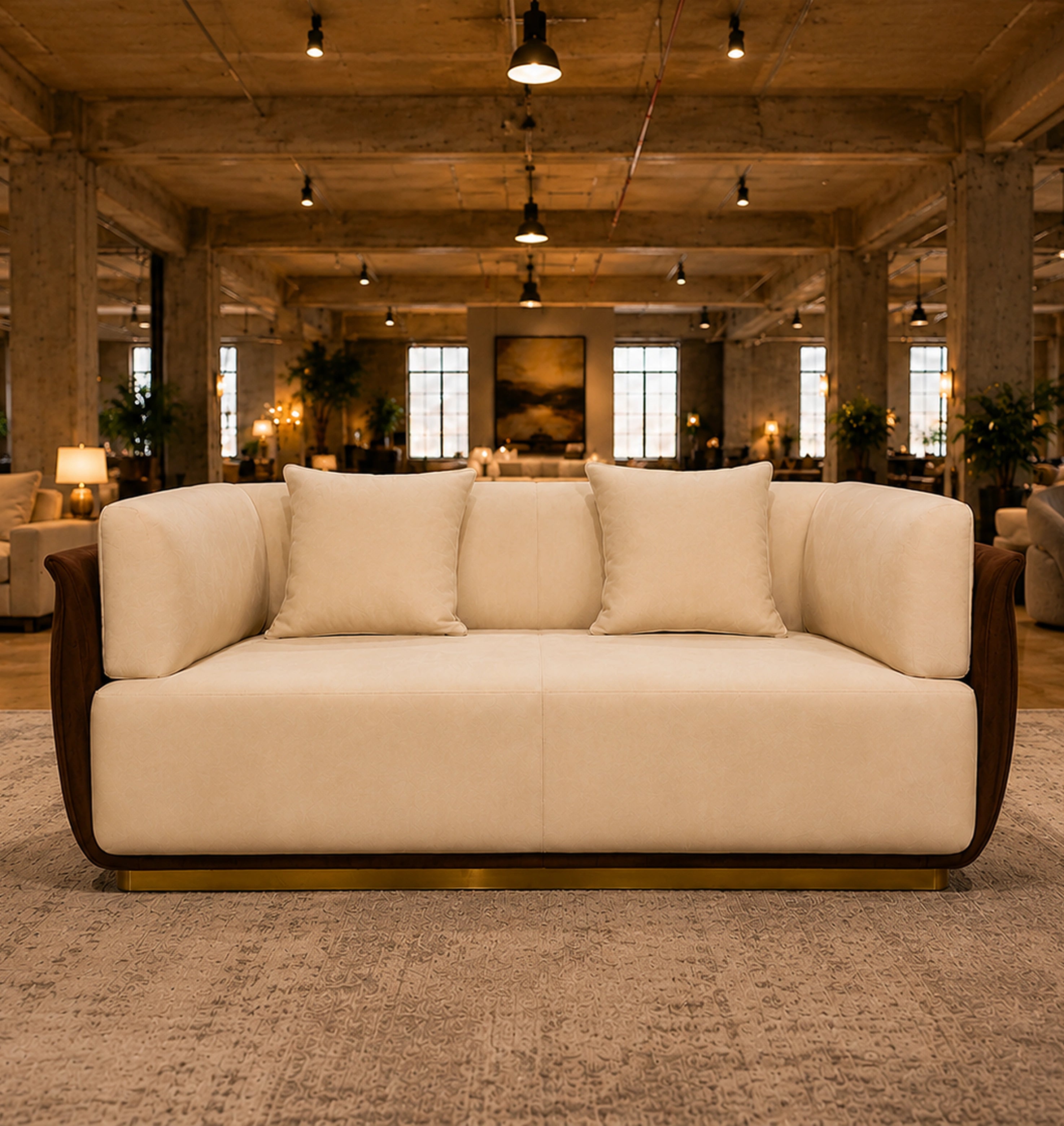 Dallas Loveseat Brown