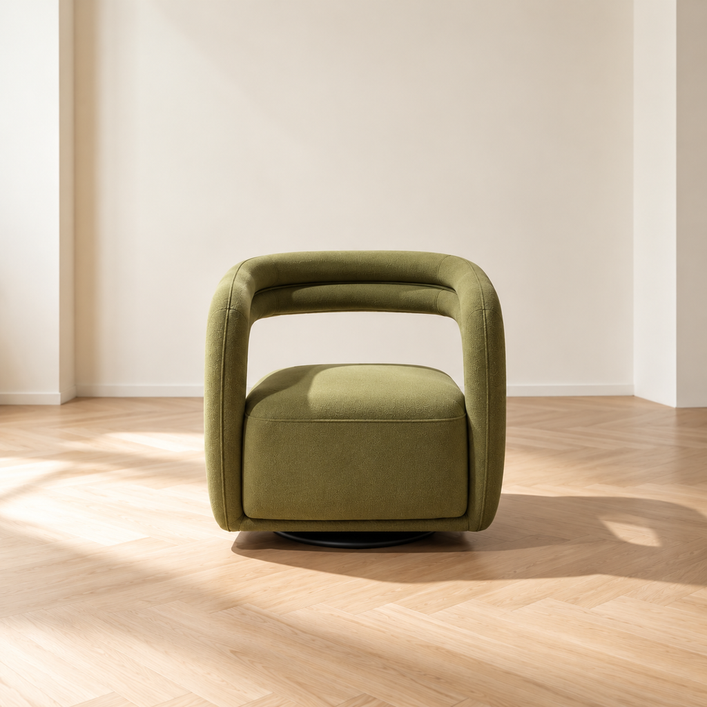 Simon accent chair Olive Green