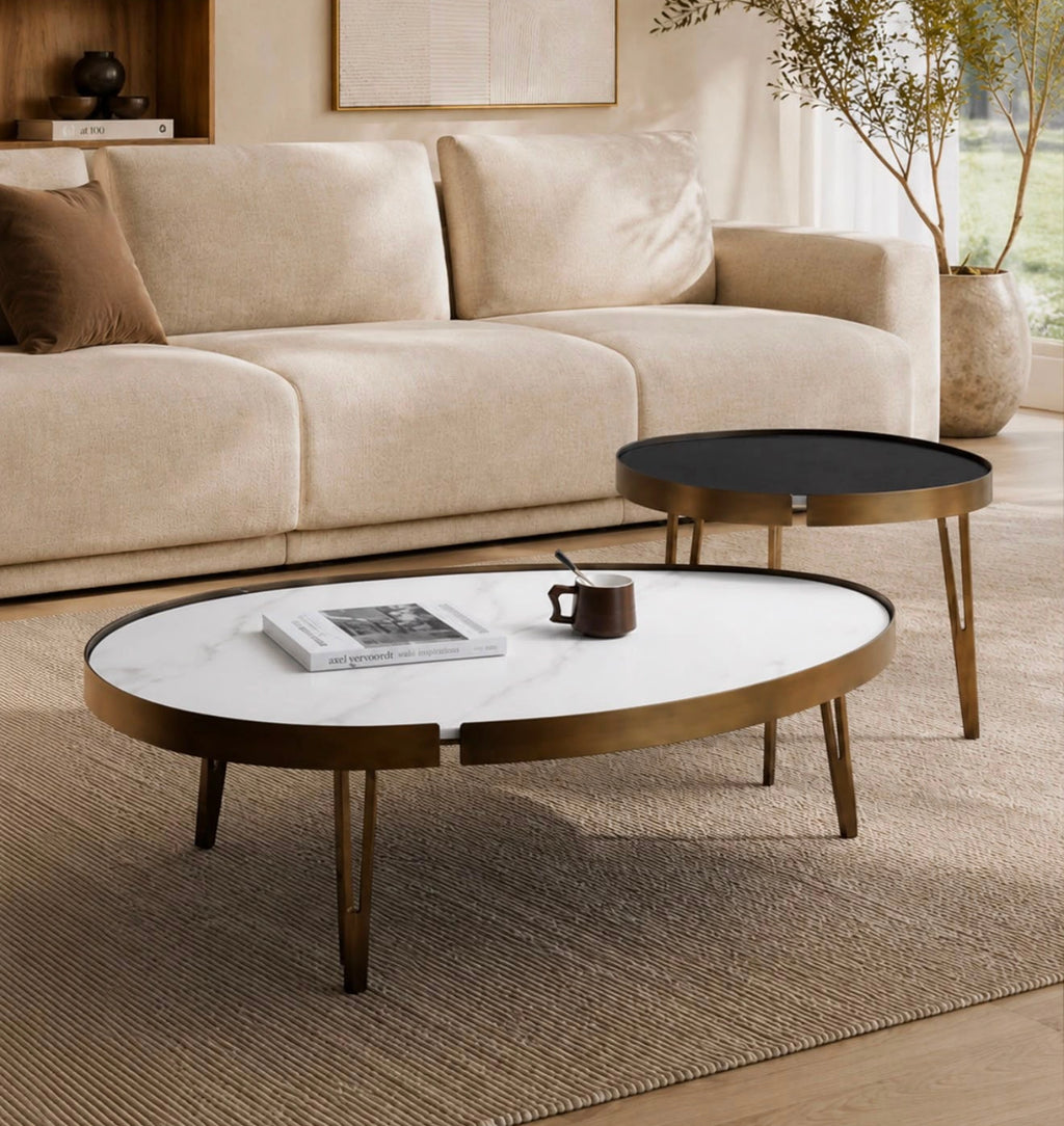 Artiza marble coffee table set