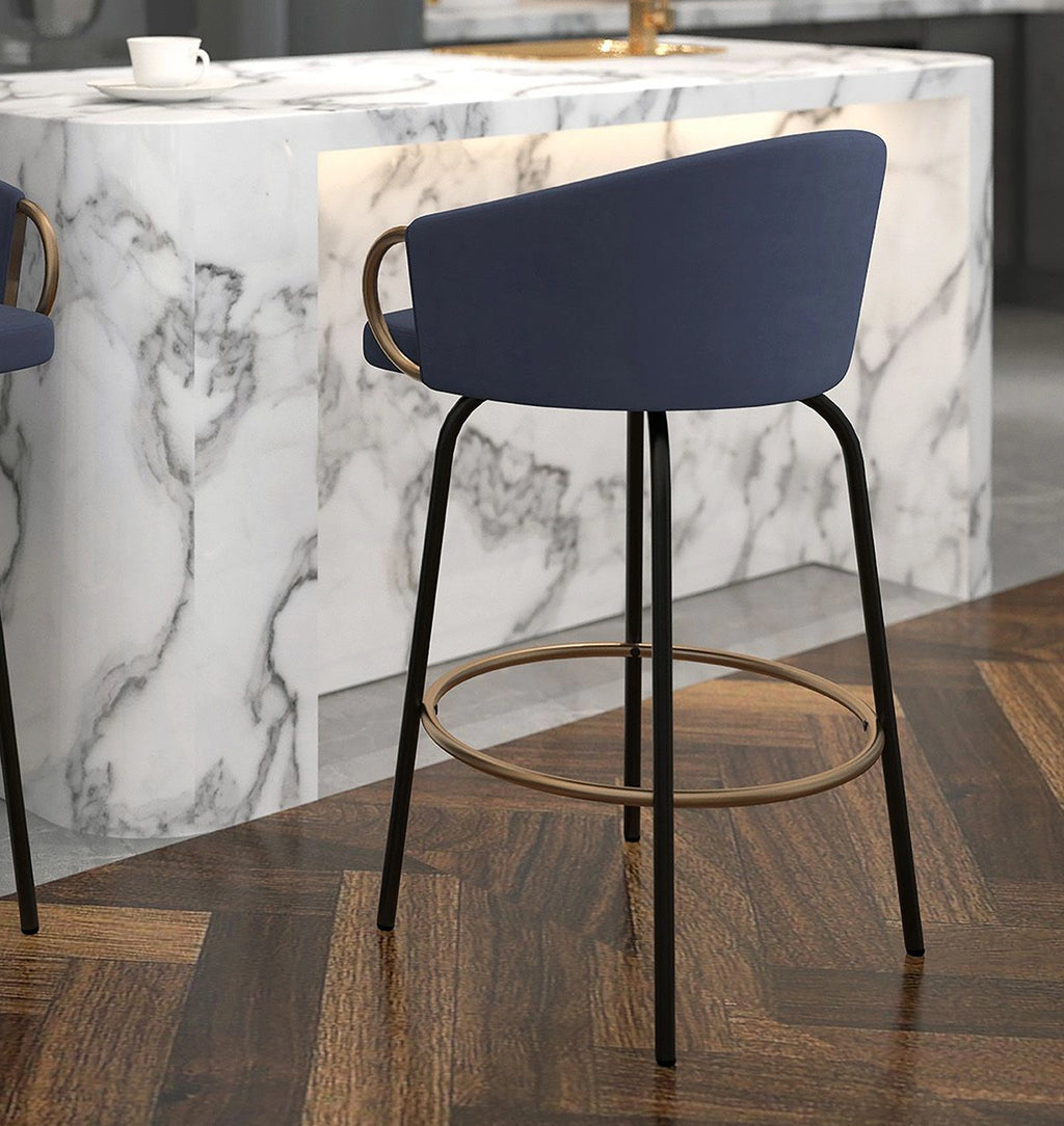 Lavo 26 counter stool-blue