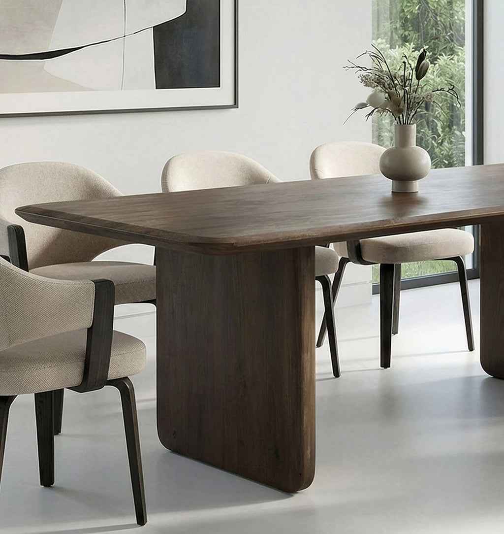 Bazul 78” dining table- mocha