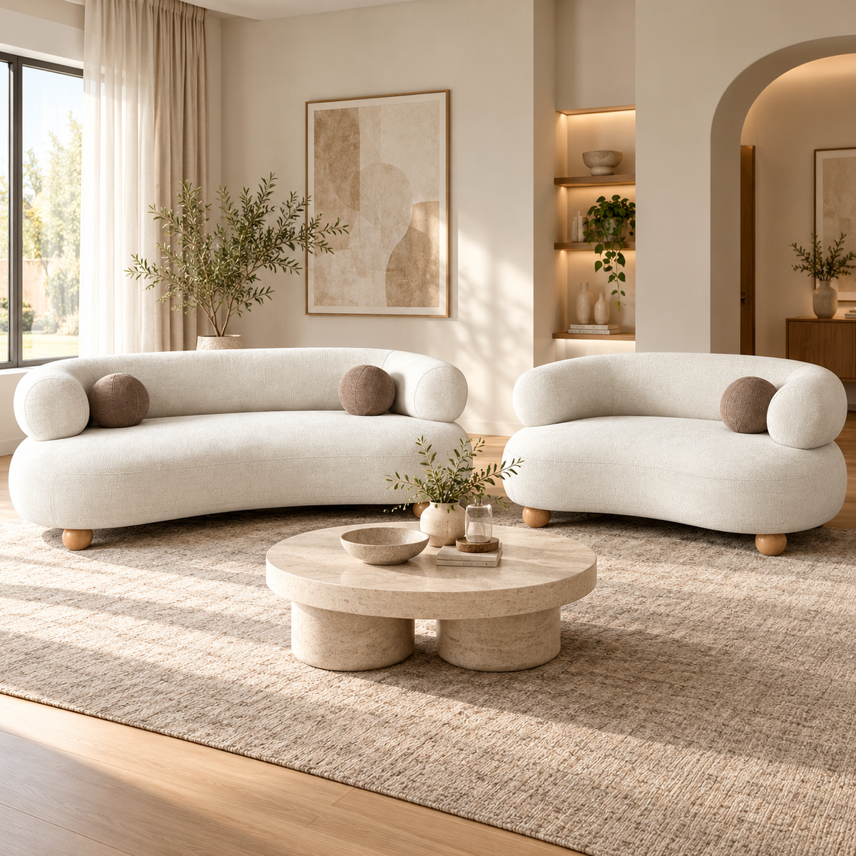 Stellan Loveseat Beige