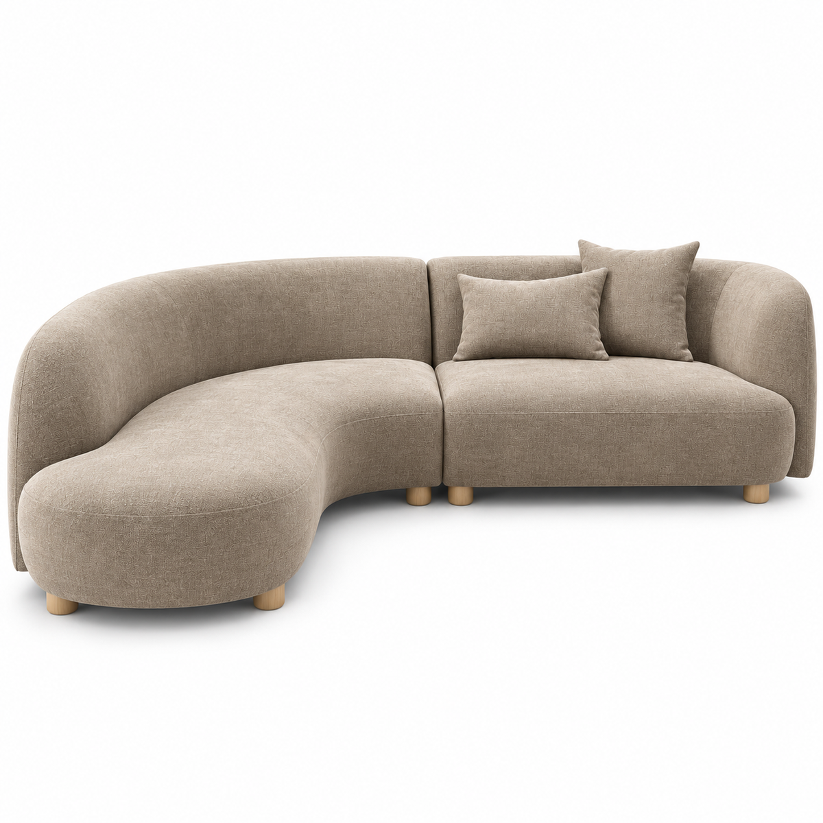Ronaldo Sectional Brown LHF