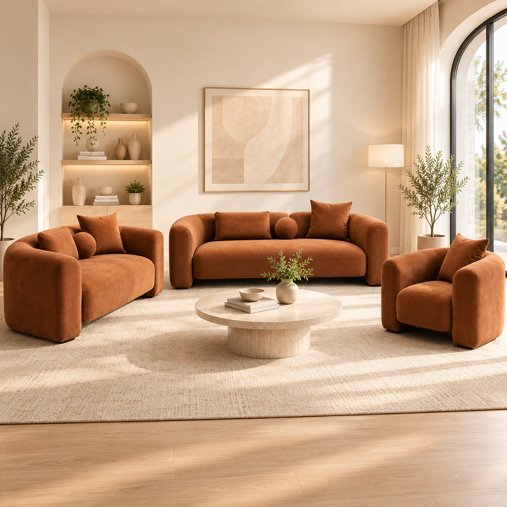 Rusty sofa set - 3 PC