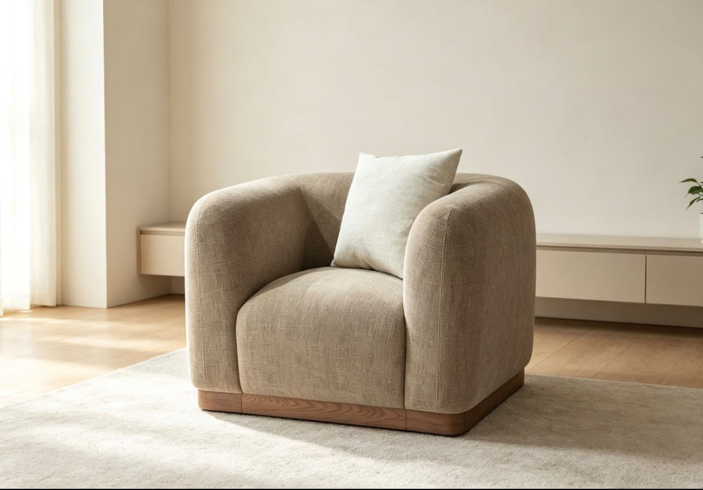 Handa chair Brown