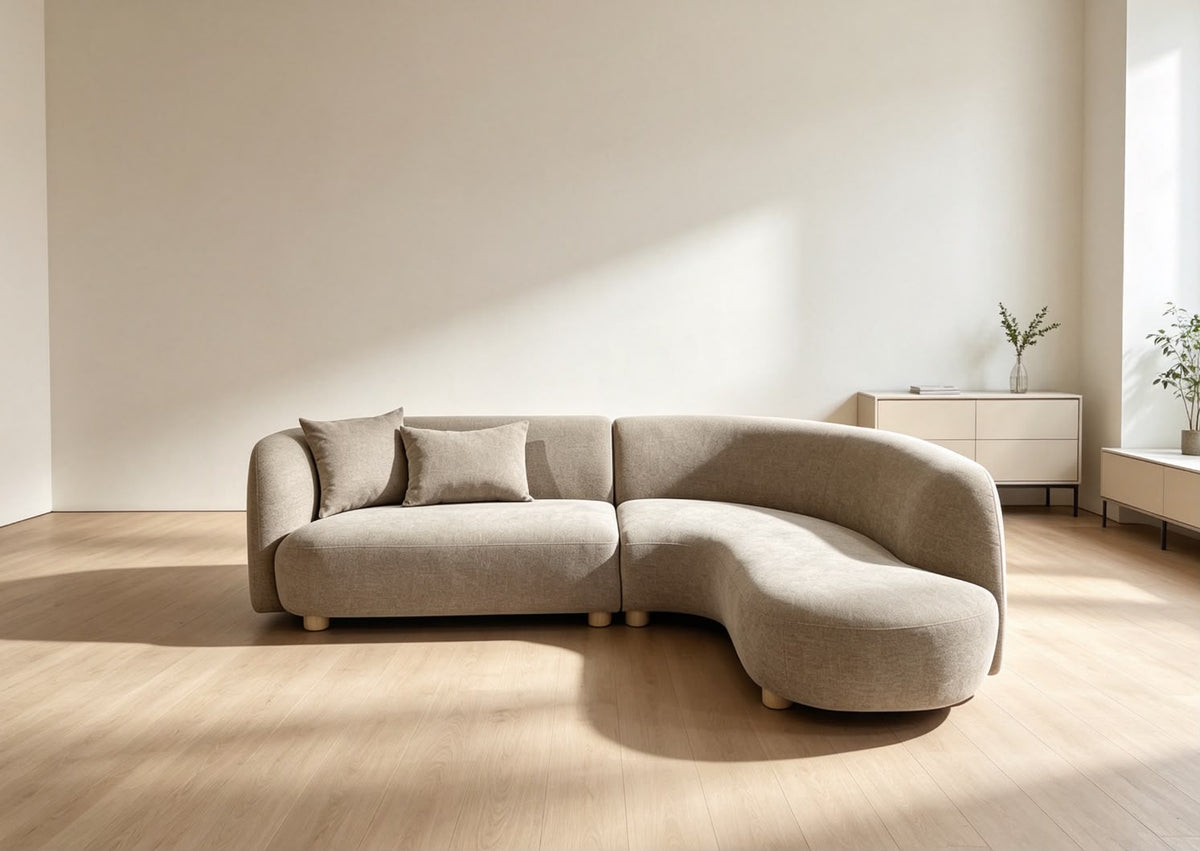 Ronaldo Sectional Brown RHF