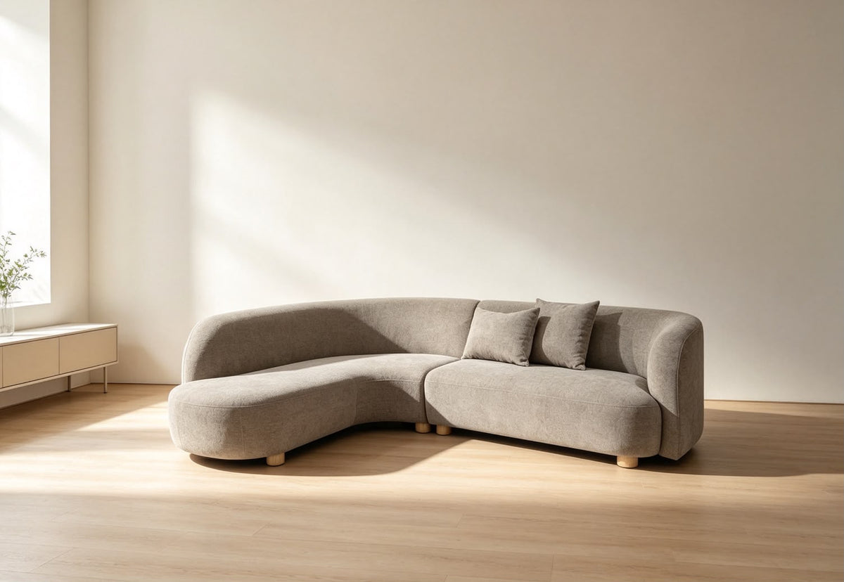 Ronaldo Sectional Brown LHF