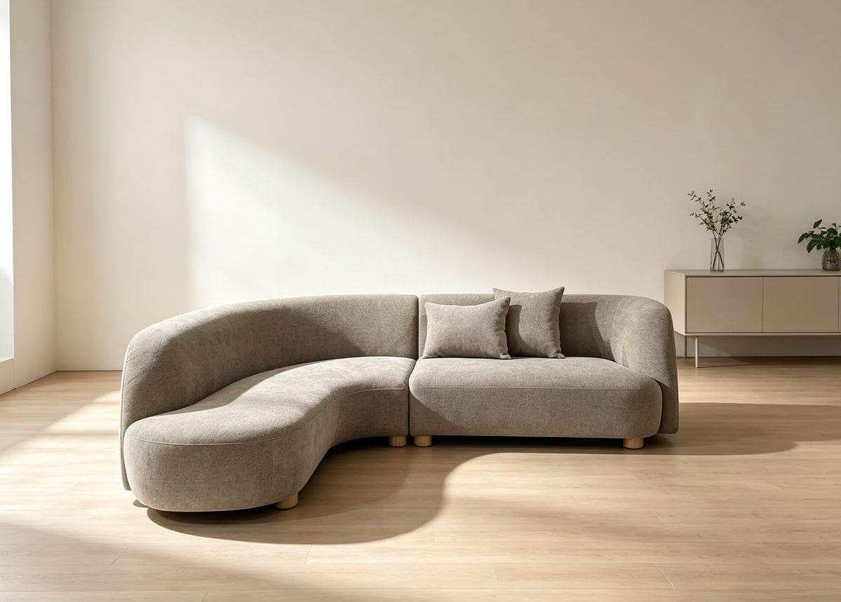 Ronaldo Sectional Brown LHF