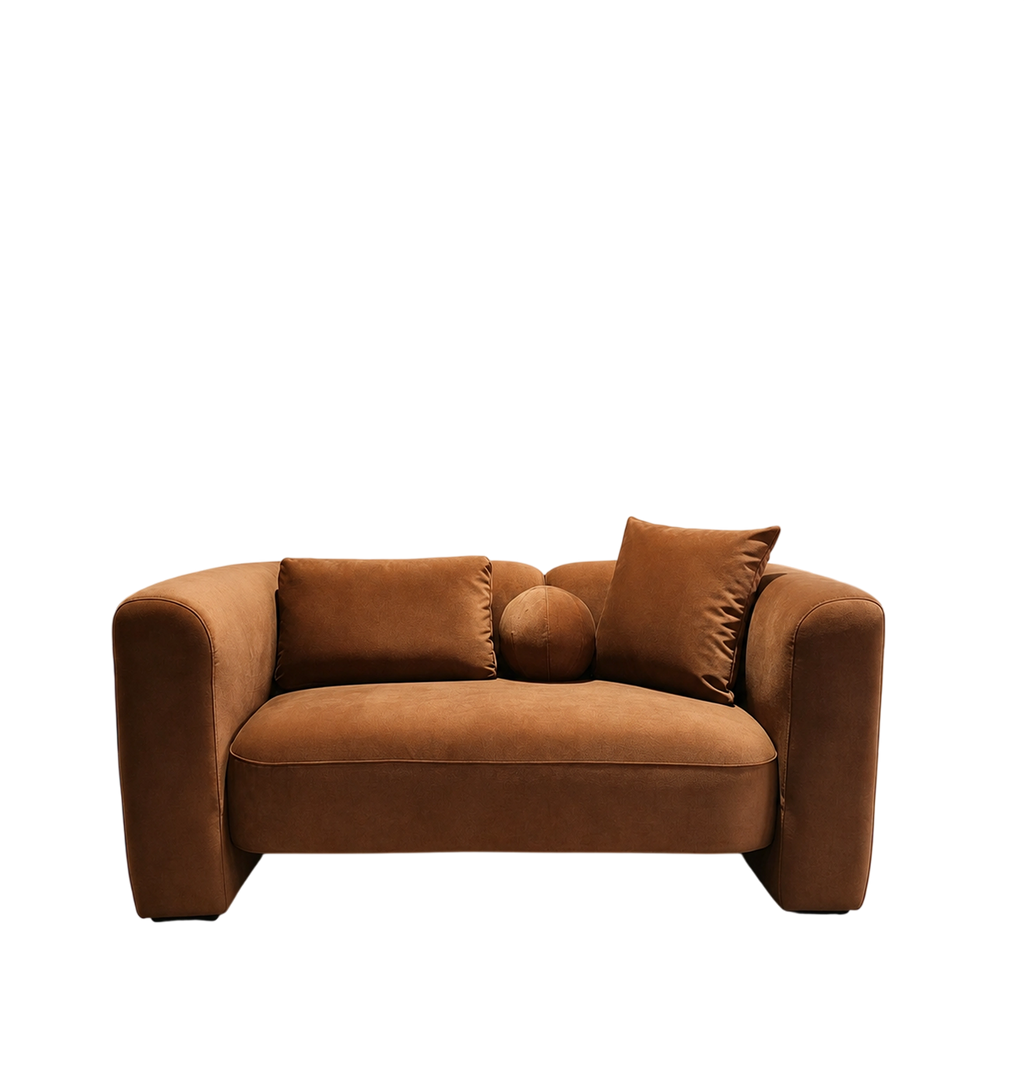 Rusty loveseat